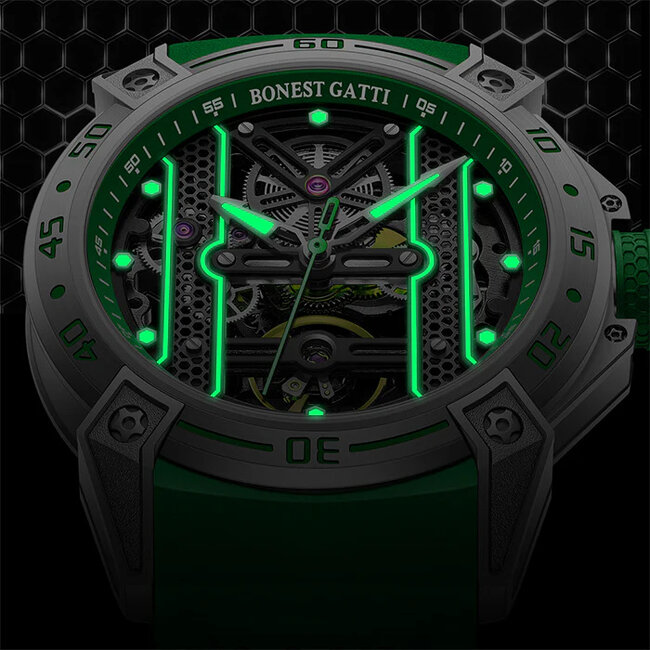 Bonest Gatti  BG5805-A3 Herrenuhr Green Sword Series