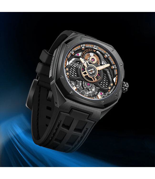 Bonest Gatti  BG5801-A2 Herrenuhr Black Cosmos Series