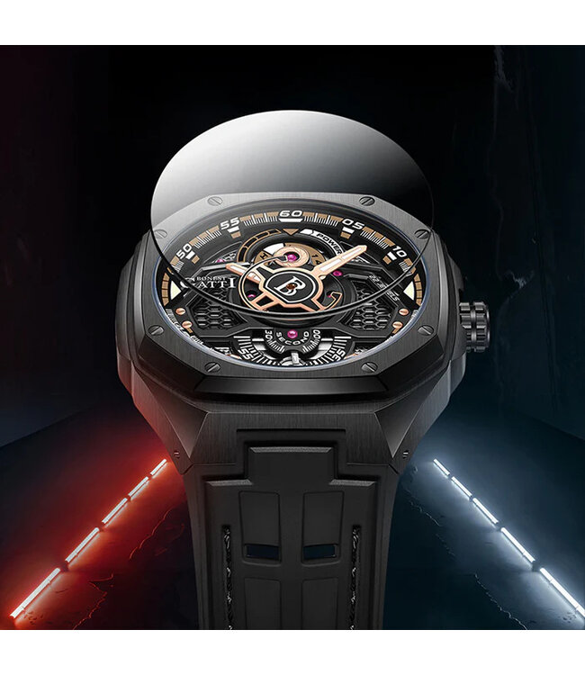 Bonest Gatti  BG5801-A2 Herrenuhr Black Cosmos Series