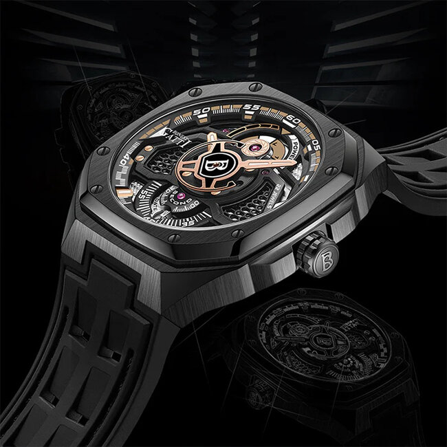 Bonest Gatti BG5801-A2 Herrenuhr Black Cosmos Series