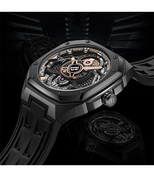 Bonest Gatti  BG5801-A2 Herrenuhr Black Cosmos Series
