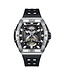 Bonest Gatti  BG5701-A2 Tonneau Skeleton Automatik Silber Herrenuhr