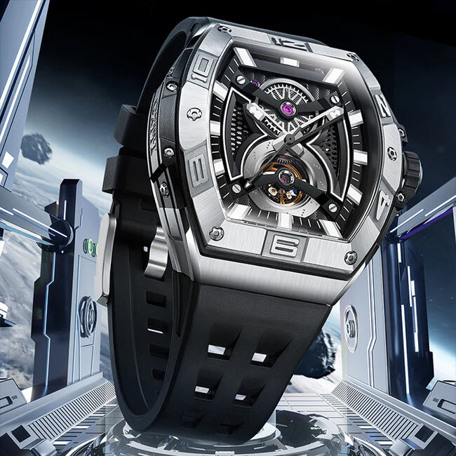 Bonest Gatti  BG5701-A2 Herrenuhr Silver Cosmos Series