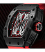 Bonest Gatti  BG9916-A2 Carbon Fiber Tonneau Automatik Schwarz/Rot Herrenuhr