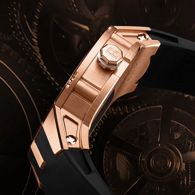 Bonest Gatti BG7701-A5 Herrenuhr Rose Gold Cosmos Serie