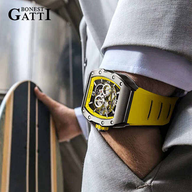 Bonest Gatti  BG9903-A3 Herrenuhr  Yellow Extreme Series