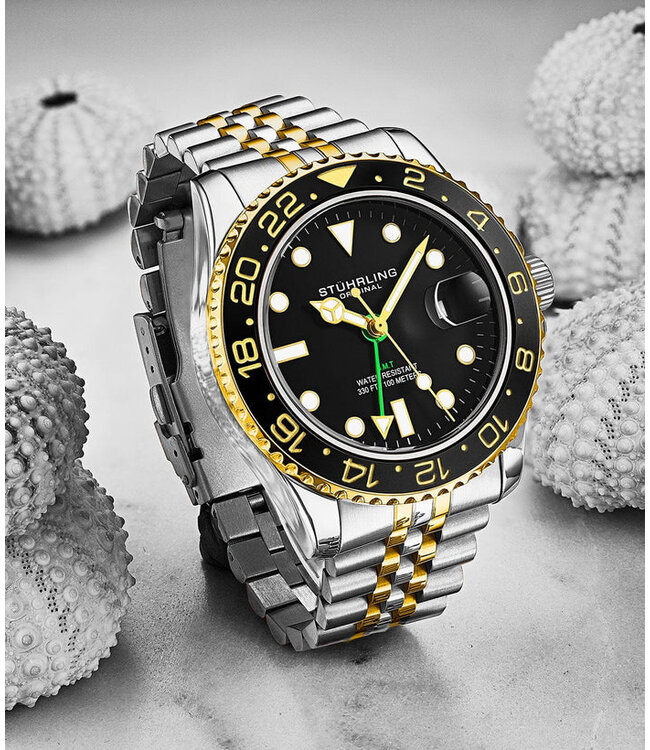 Stührling  Meridian GMT Quartz 3968.3 i