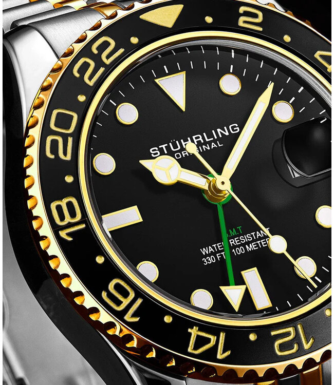 Stührling  Meridian GMT Quartz 3968.3 i