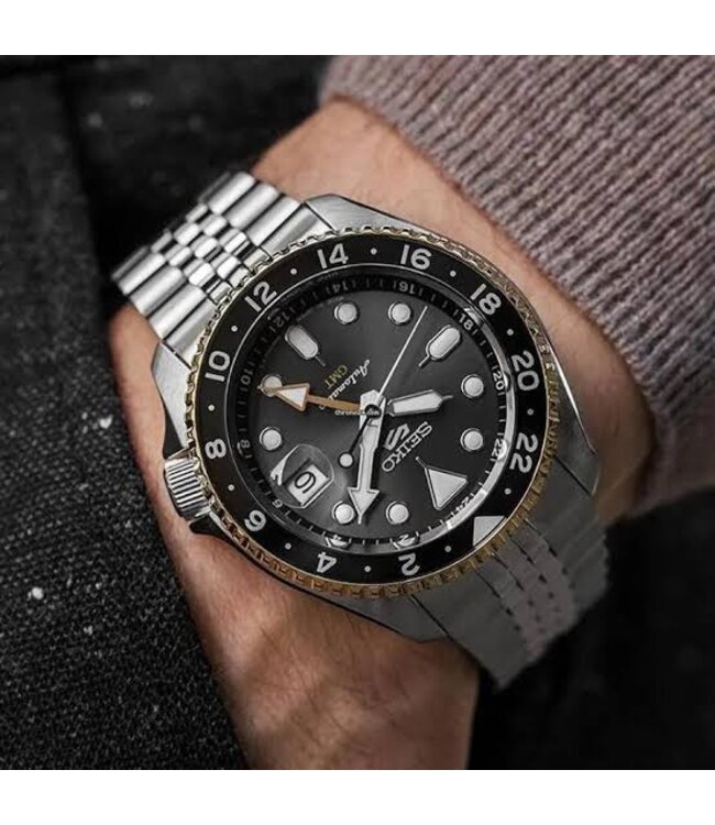 SEIKO 5 Sports GMT SSK021K1 Herrenuhr Pepsi