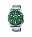 Casio  MTD-135D-3AVDF Herrenuhr Edelstahl Grün