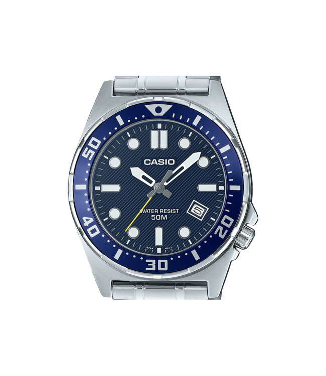 Casio  MTD-135D-2AVDF Herrenuhr Edelstahl Blau