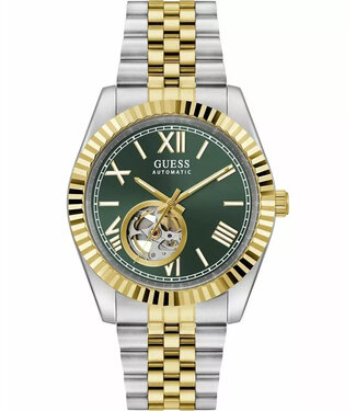 Guess  Connoisseur GW0984G4 Automatik Grün Bicolor Herrenuhr