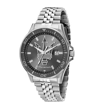 Maserati  Sfida R8853140010 Herrenuhr Grau Edelstahl