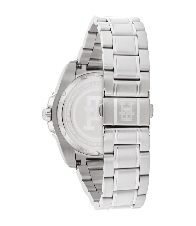 Tommy Hilfiger   TH85 GMT 1792131 Schwarz Silber Herrenuhr