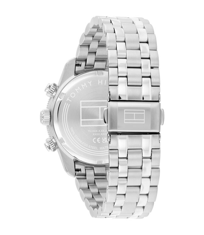 Tommy Hilfiger   TH85 Chronograph 1792214 Silber Grün Herrenuhr
