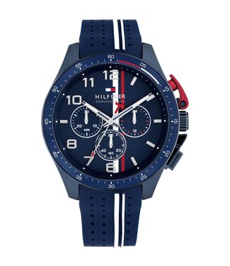Tommy Hilfiger  Bank Chronograph 1792169 Blau Herrenuhr