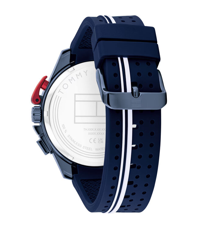 Tommy Hilfiger  Bank Chronograph 1792169 Blau Herrenuhr