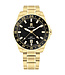 Tommy Hilfiger  TH85 GMT 1792133 Schwarz Gold Herrenuhr