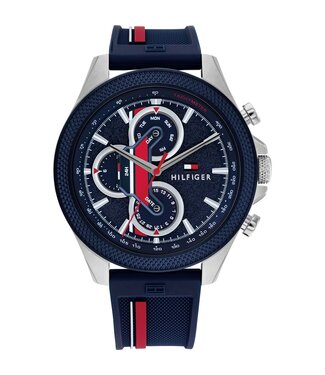 Tommy Hilfiger  Clark 1792083 Blau Silber Herrenuhr