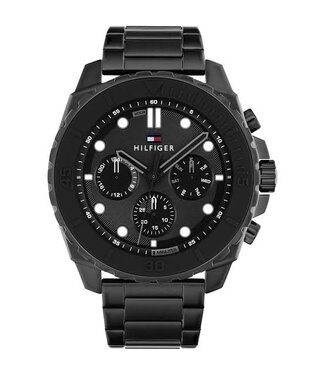 Tommy Hilfiger  Morgan 1710690 Schwarz Silber Herrenuhr