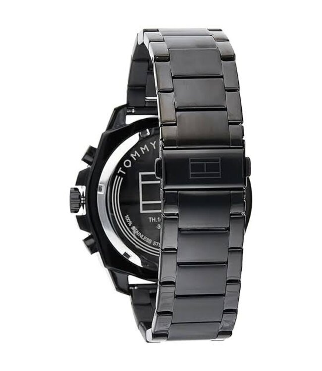 Tommy Hilfiger   Morgan 1710690 Schwarz Silber Herrenuhr