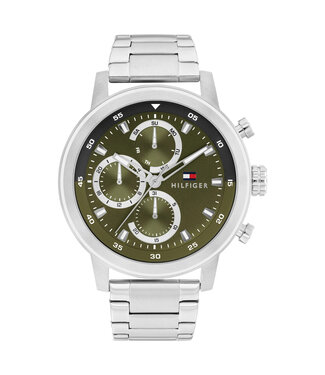 Tommy Hilfiger  Rocky 1792180 Herrenuhr Grün Edelstahl