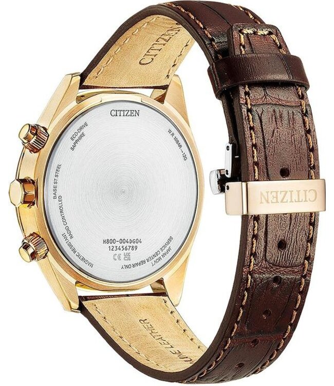 Citizen  AT8263-10H Eco-Drive Funk Chronograph Roségold Herrenuhr