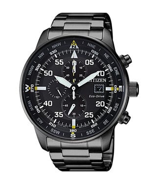 Citizen  CA0695-84E Eco-Drive Chronograph Schwarz Herrenuhr
