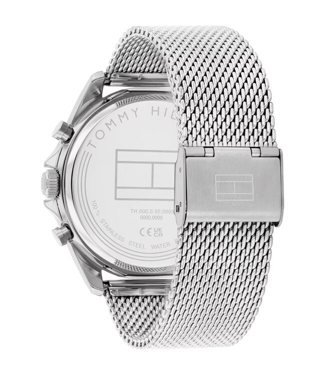 Tommy Hilfiger   Baker Dressed Up 1710646 Grau Silber Herrenuhr
