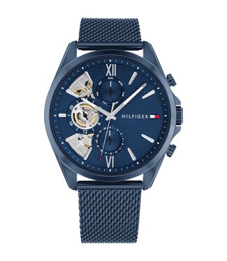 Tommy Hilfiger  Baker 1710648 All Blue Skelett Herrenuhr