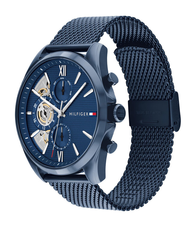 Tommy Hilfiger  Baker 1710648 All Blue Skelett Herrenuhr