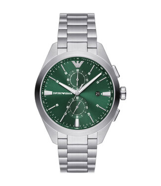 Emporio Armani  Chronograph AR11480 Grün Silber Herrenuhr