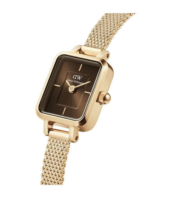 Daniel Wellington   Quadro Mini Evergold Amber DW00100654 Damenuhr