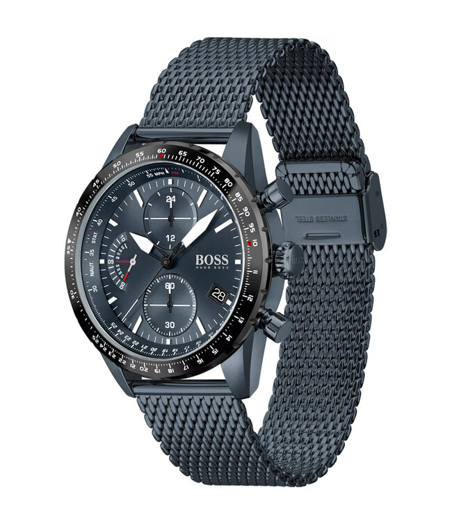 Hugo Boss  Pilot Edition 1513887 Chronograph Blau Herrenuhr