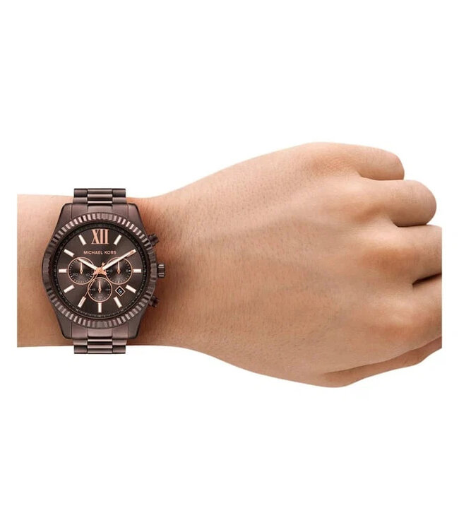 Michael Kors  Lexington MK9224 Chronograph Braun Herrenuhr