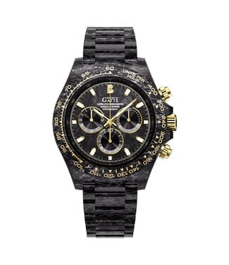 Bonest Gatti  BG9012-C1 Full Luminous Automatik Schwarz Herrenuhr