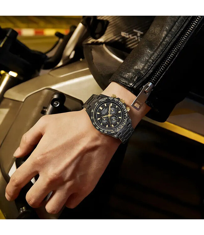 Bonest Gatti   BG9012-C1 Full Luminous Automatik Schwarz Herrenuhr