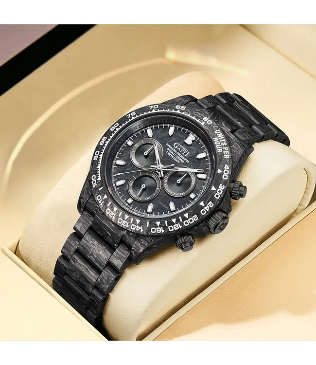 Bonest Gatti  Bonest Gatti BG9012-C2 Full Luminous Automatik Schwarz/Weiss Herrenuhr