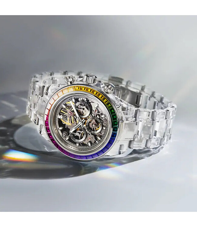 Bonest Gatti   BG6009-G1 Skeleton Chronograph Transparent Herrenuhr