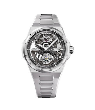 Bonest Gatti  BG7004-S1 Tourbillon Automatik Skeleton Silber Herrenuhr