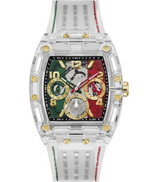 Guess  Phoenix GW0499G15 Quarz Grün Herrenuhr