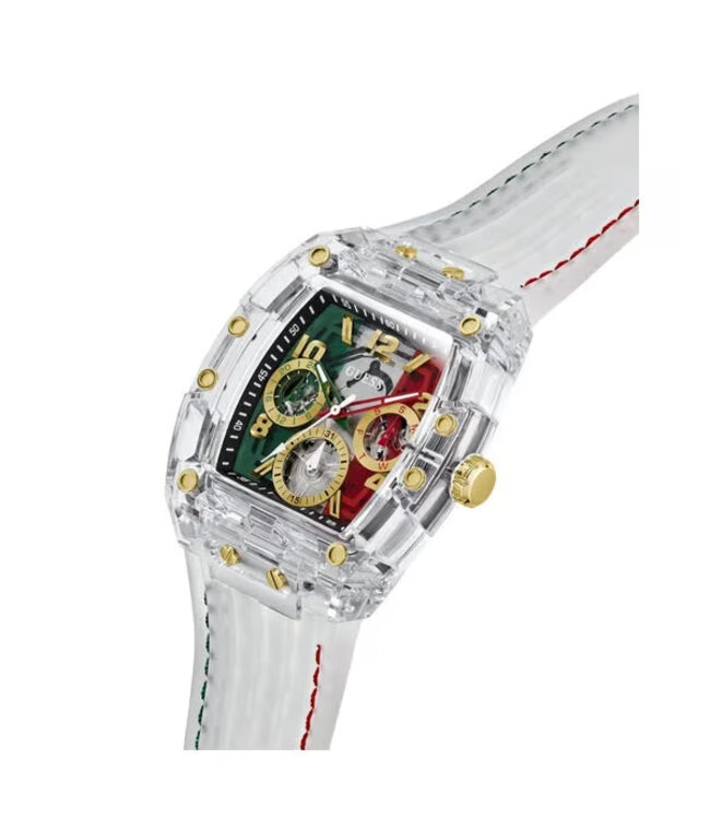 Guess  Phoenix GW0499G15 Quarz Grün Herrenuhr