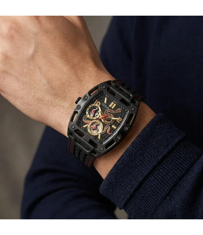 Guess  GT Phoenix GW0857G1 Quarz Schwarz/Gold Herrenuhr