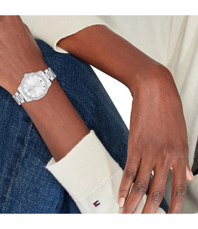 Tommy Hilfiger  TH85 Crystal 1782757 Quarz Silber Damenuhr
