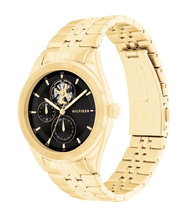 Tommy Hilfiger   Monica 1782717 Quarz Schwarz/Gold Damenuhr