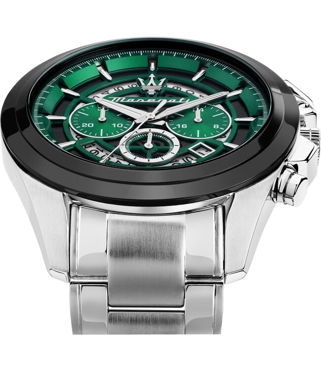 Maserati  Traguardo R8873612060 Chronograph Grün Herrenuhr