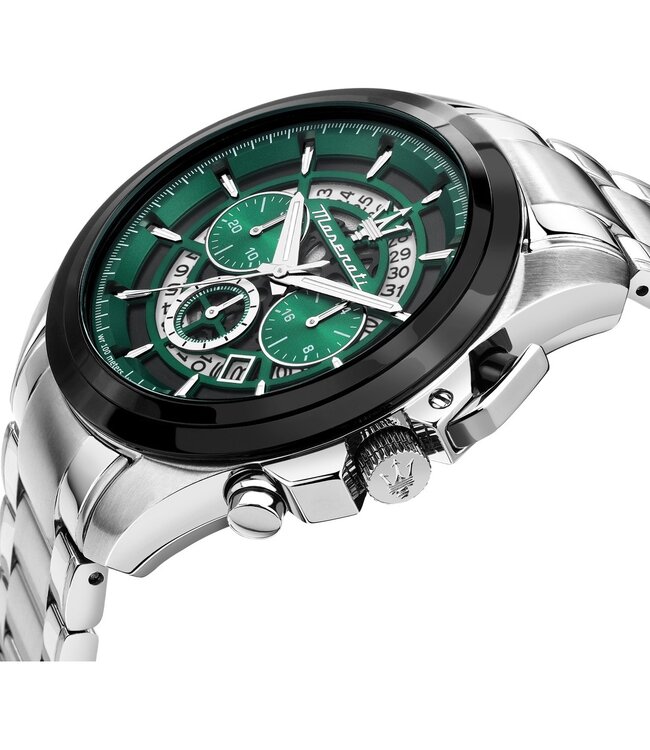 Maserati  Traguardo R8873612060 Chronograph Grün Herrenuhr