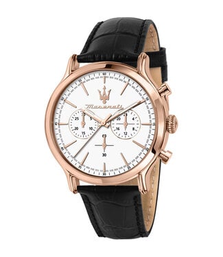 Maserati  Epoca R8871618016 Chronograph Weiss Herrenuhr