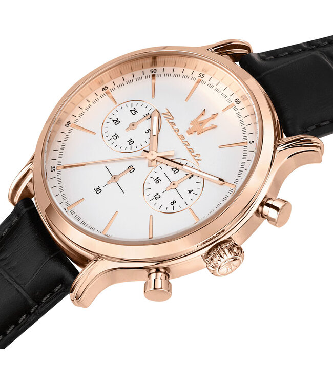 Maserati  Epoca R8871618016 Chronograph Weiss Herrenuhr