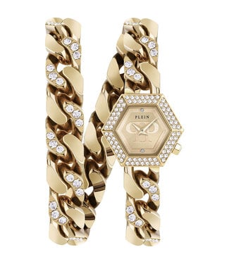 Philipp Plein  The Hexagon PWWBA0523 Quarz Gold Damenuhr